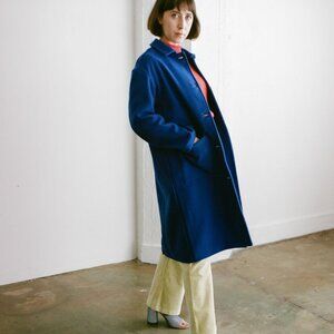 ISO DO NOT BUY - PALOMA WOOL LAGONE COAT IN BLUE